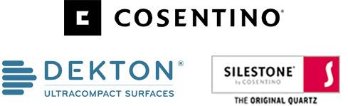 Cosentino, Dekton and Silestone logos